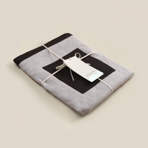 Сумка из льна двухсторонняя SL HOME Linear bag, 67x35 см, 50% лён, 50% хлопок, 180 г/м2