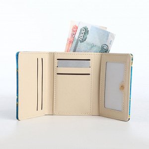 Кошелёк женский на кнопке, цвет розовый