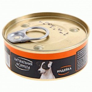 Натуральная Формула д/соб.100г. ж/б Индейка *24 9007