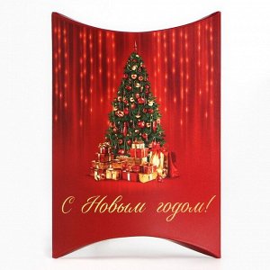 Коробка новогодняя складная фигурная «С новым годом», 11x8x2 см