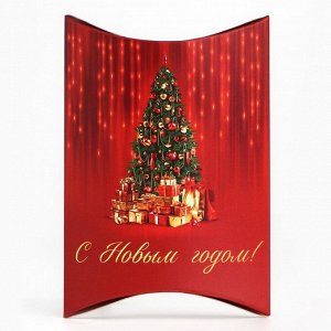 Коробка новогодняя складная фигурная «С новым годом», 11x8x2 см