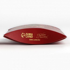 Коробка новогодняя складная фигурная «С новым годом», 11x8x2 см