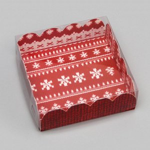 Коробка для печенья, «С Новым годом!», 9*9*3 см, Новый год