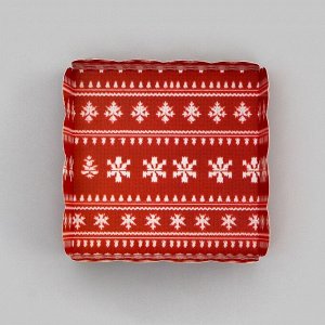 Коробка для печенья, «С Новым годом!», 9*9*3 см, Новый год