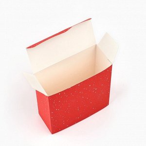 Коробка подарочная новогодняя складная «С Новым годом» 12x21x5 см