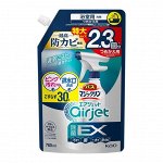 Пенящееся чистящее и дезодорирующее средство &quot;MagicClean Airjet EX&quot; для ванной (антибактериальное, быстрого действия, аромат трав) 760 мл, мягкая упаковка с крышкой