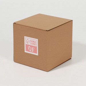 Органайзер для хранения, 1 секция, с крышкой, d=10x12.5 см, чёрный
