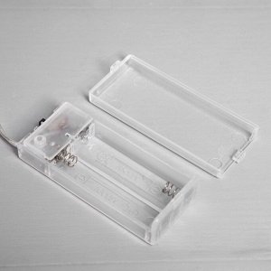 Светодиодная фигура «Подарок красный» 17x15x15 см, 20 LED, батарейки AAх2 (не в комплекте), свечение теплое белое