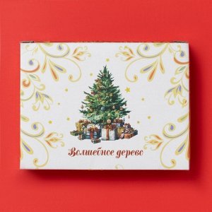Подставка под чайный пакетик новогодняя Доляна «Волшебное дерево», 12x9x1.5 см