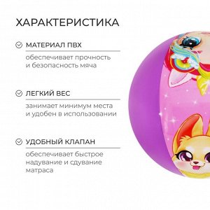 Мяч надувной «На волне», детский, d=51 см