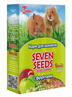 Seven Seeds Корм для хомяков SPECIAL с фруктами 400гр.*12 14361