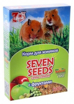 Seven Seeds Корм для хомяков с фруктами 500гр.*12 14985