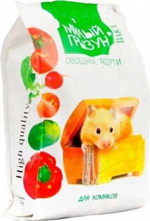 Вака High Quality "МИЛЫЙ ГРЫЗУН" овощное ассорти для хомяков 200г.*10 6170
