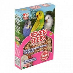 Seven Seeds Корм для волнистых попугаев SPECIAL с витаминами и минералами 400гр.*12 14271