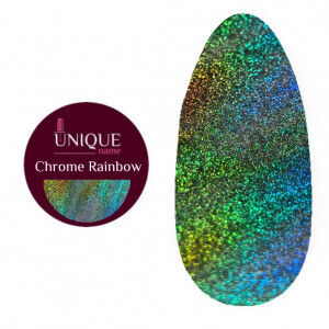 Unique Chrome Rainbow металлическая гель-краска для дизайна ногтей