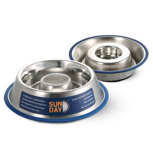 Миска нерж.на резинке Slow Feed, M   311149D 311149D