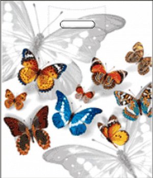 Пакет ПВД с вырубной ручкой "Бабочки"