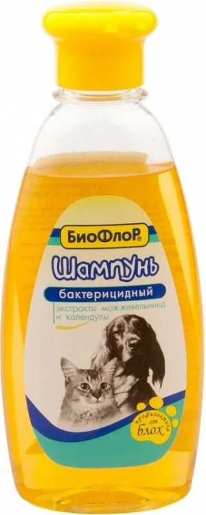 БиоФлор шамп.БАКТЕРИЦИДНЫЙ д/соб. и кош.245мл.календула*15 1006