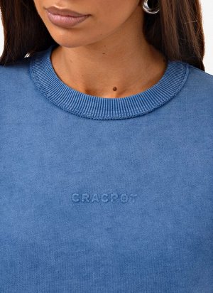 Женский свитшот оверсайз CRACPOT