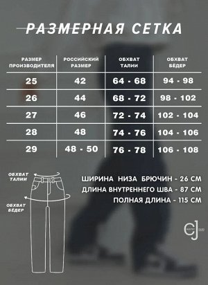 Женские джинсы прямые CRACPOT