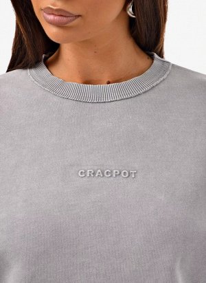 Женский свитшот оверсайз CRACPOT