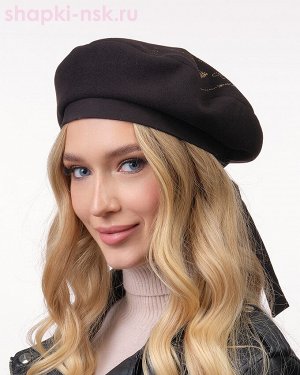 Жанна вышивка кашемир Берет женский (56-58) Бренд Levelpro