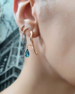 Серьги с кристаллами Swarovski