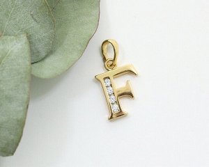 Кулон буква "F" F25817190789