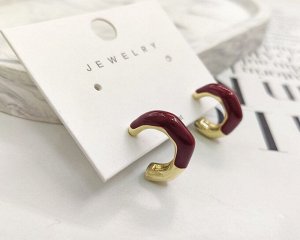 Серьги с эмалью