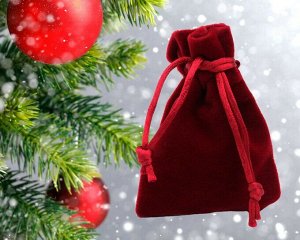 Подарочный мешочек бархатный (8.5*6.5см)
