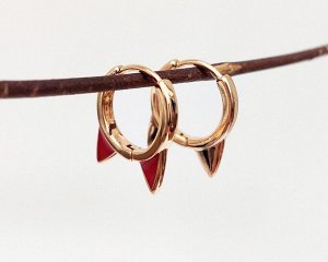 Серьги Вставка: Эмаль
Материал изделия: ювелирный сплав
Размер: 1.5 см
Вид(модель) сережек: Кольцо

Красивые серьги с благородными цирконами изготовлены из специального гипоаллергенного ювелирного с