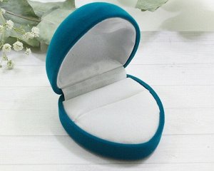 Футляр флокированный, сердечко, серия "Классика"