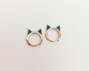 Серьги Вставка: Эмаль
Материал изделия: ювелирный сплав
Размер: 1.5 см
Вид(модель) сережек: Кольцо

Красивые серьги с благородными цирконами изготовлены из специального гипоаллергенного ювелирного с