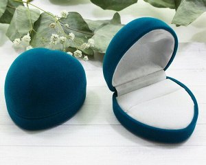 Футляр флокированный, сердечко, серия "Классика"