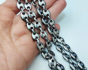 Колье-цепь из стали