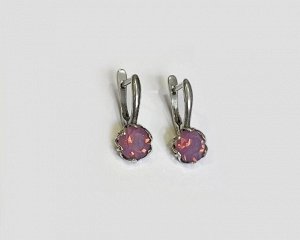 Серьги Лоо Вставка: кристалл Preciosa
Материал изделия: покрыто серебром 999 пробы
Размер: 2 см
Цвет кристалла: Amethyst Opal

Серьги изготовлены из специального гипоаллергенного ювелирного сплава, 