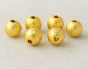 Бусина, бижутерный сплав, 3 мм, отверстие 1,2 мм, 50 шт./упк.