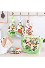 Салфетки микрофибра &quot;Змейки&quot; 30*30 см