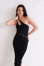 Платье чёрное короткое