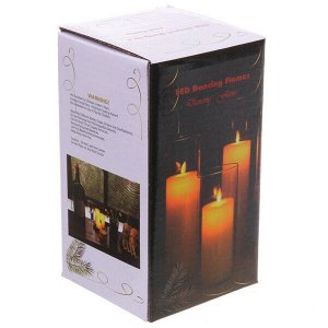 Сувенир с подсветкой "Свеча - Хрусталь" 8,5*12,5 см