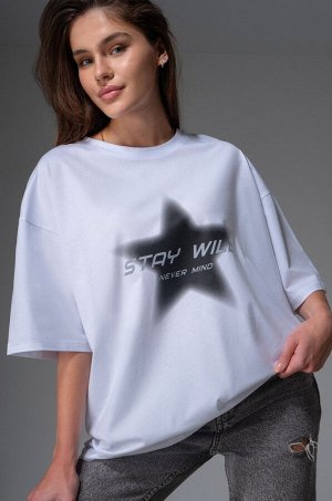 Футболка унисекс оверсайз Happyfox