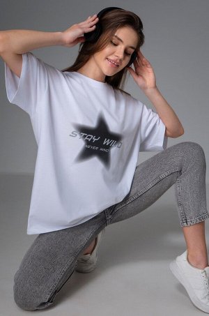 Футболка унисекс оверсайз Happyfox