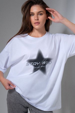 Футболка унисекс оверсайз Happyfox