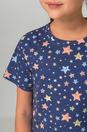 Хлопковая пижама для девочки с шортами Happyfox