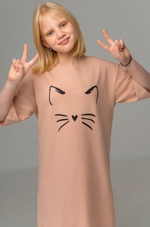 Туника оверсайз для девочки