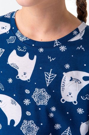 Туника оверсайз для девочки Happyfox