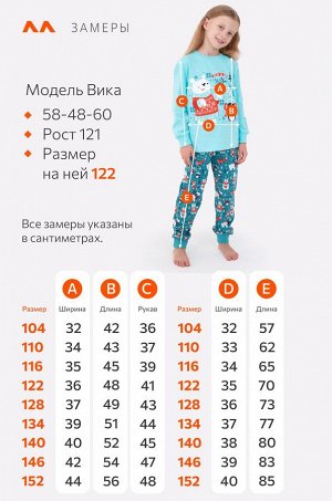 Детская новогодняя пижама Happyfox