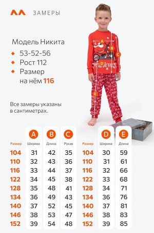 Детская новогодняя пижама Happyfox