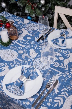 Скатерть из рогожки Happy Fox Home