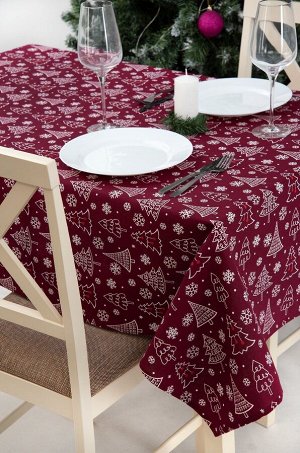 Скатерть из рогожки Happy Fox Home